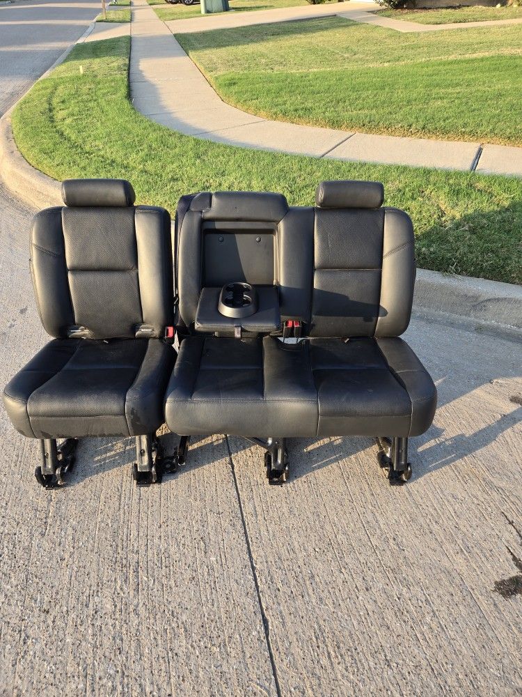 Second Row Leather Seat