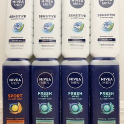 $20 For 5 Nivea Men Body wash 16.9oz/500ml 7 Available 