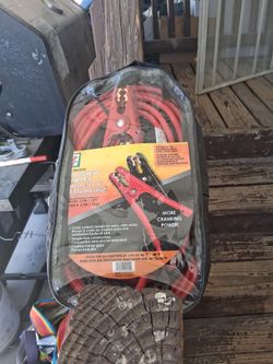 Jump cables  ;cables de carro para pasar corriente nuevos