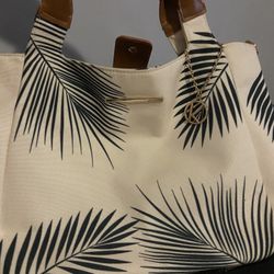 Palm Leaves Canvas  Bag 