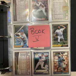 BASEBALL cards-BOOK V