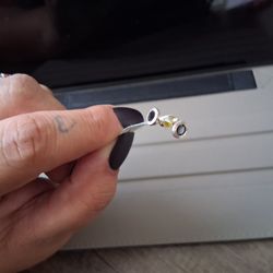 Silver 925 / Black Earings 