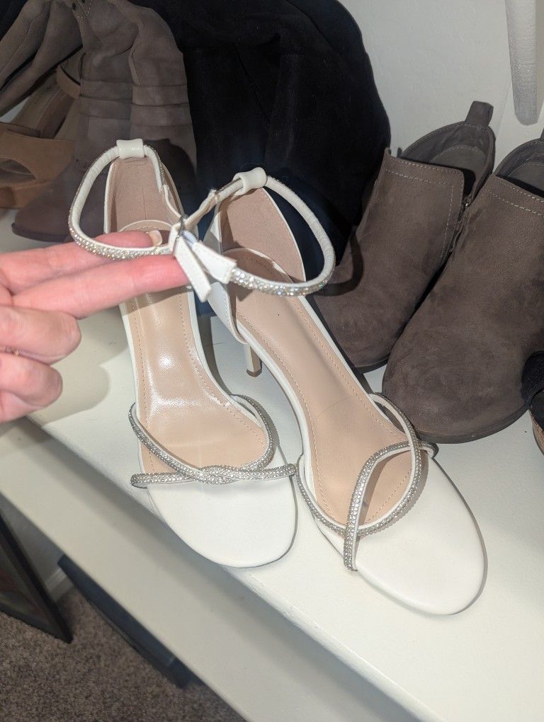 Size 8.5 Wedding Heels