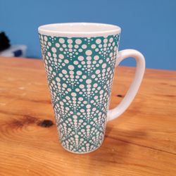 California Pantry 6" Tall Mug ~ Teal,Green, Ceramic, Dishwasher & Microwave Safe