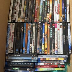 HUGE CHEAP  Media Lot - 150+ DVDs & Blu-rays (Game of Thrones, Harry Potter, Marvel)
