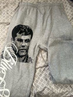 blue strip chapo sweats