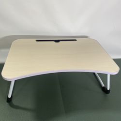 Lap Tray, Lap Table With Folding Legs.. White