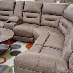 RSG Power Reclining Sectional Couch 🌟 Costumize Reclining Sectional Fast Delivery, Color Options Extra Discount Code RSG 
🔥🔥 Mention OfferUp for th