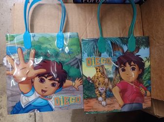 12 PCS DORA GO DIEGO GO PARTY FAVORS GIFT BAGS 2 DESIGN