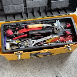 Tool box with tools included inside