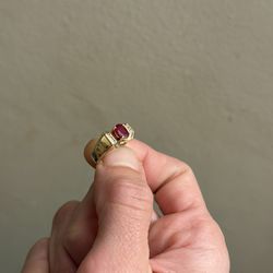 14k Ruby Ring