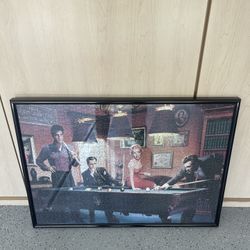 Puzzle Framed Art Of legends Playing Pool