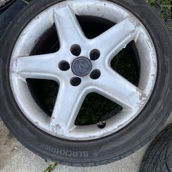 04-08 Acura Tl Base Model Wheels Only 3 