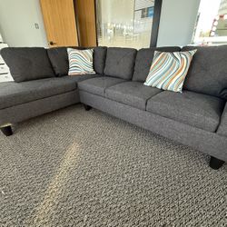 New Gray Sectional 