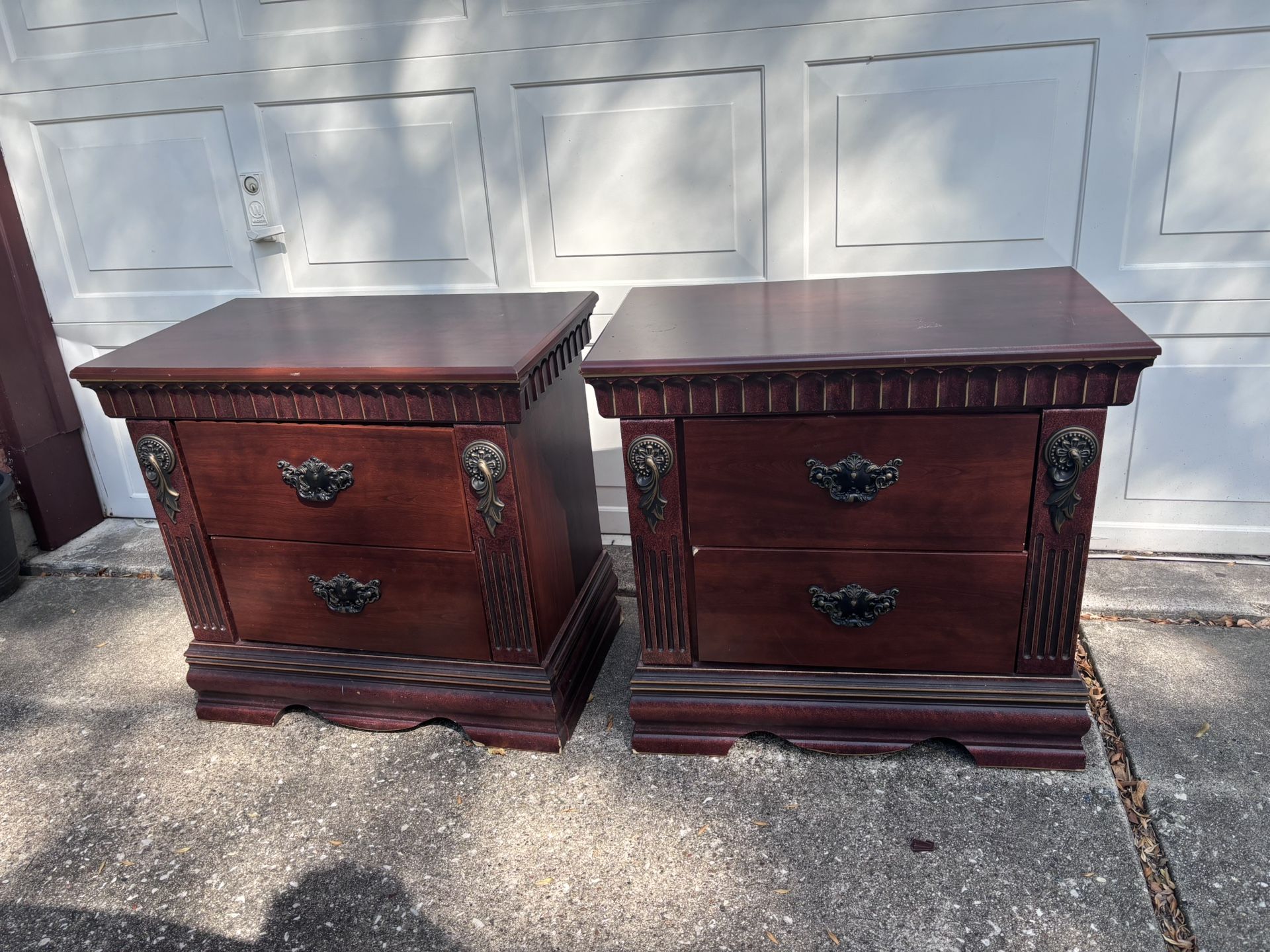 Cherry Wood Side Dressers