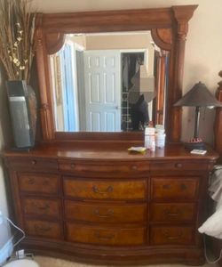 Dresser And Mirror