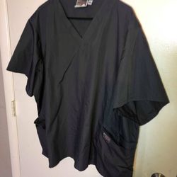 Women's Grey Scrub Top