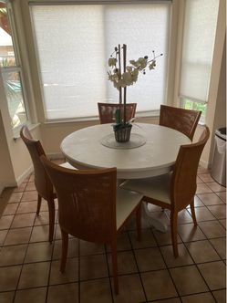 Table and chairs