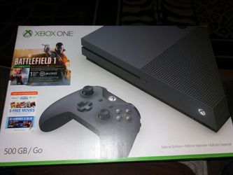 XBOX ONE S SPECIAL EDITION W/BATTLEFIELD 1 BUNDLE