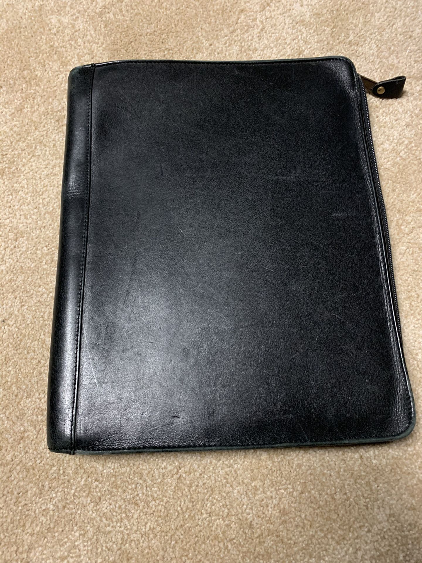Leather work folder