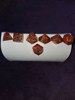 Handmade Flambae Inspired Dice