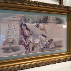 Vintage Ornate Framed Picture
