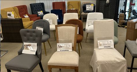 $11 Chair Flash Sale - Assorted Styles, Singles & Full Sets - First Come First Served