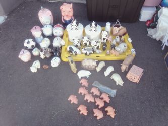 Ceramic Piggie Collection