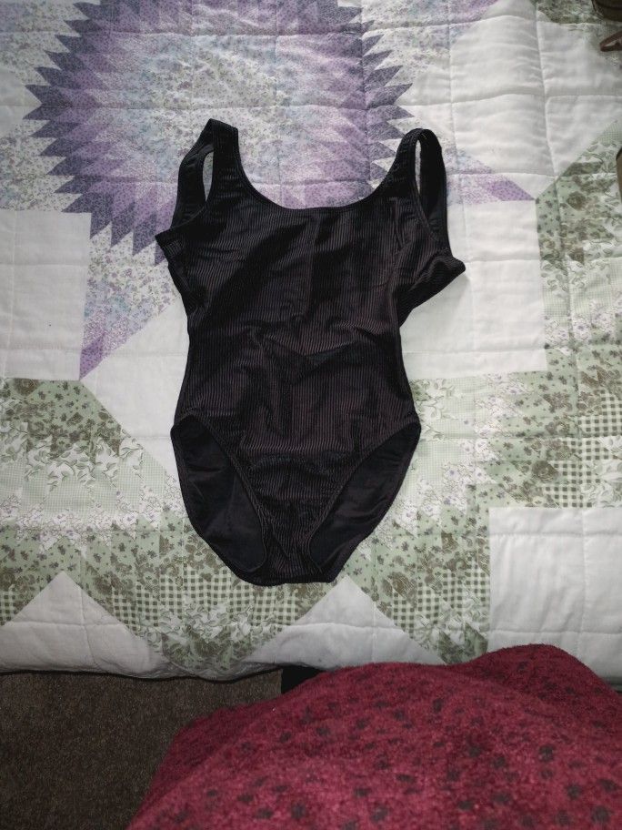 Size 8 Catalina Black Bathing Suit.