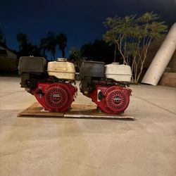 Honda GX340 11HP Engines – Pair / Dual Pack – Both Run Great