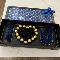 I Love You Artifical Rose Valentine Gift Box Boy Male Gift 