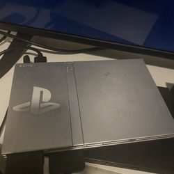 Ps2 PlayStation 2 Silver Slim