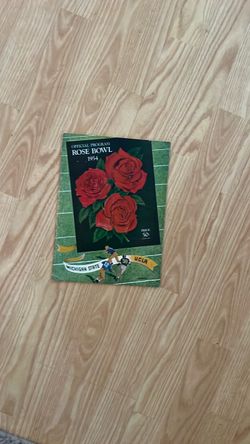 1954 Rose Bowl official Football Program