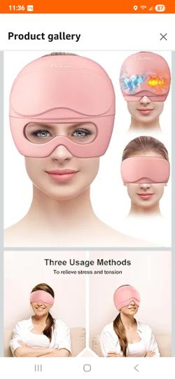 Migraine Relief Cap 2-1 Detachable Gel Eye Mask 