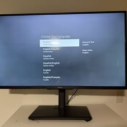 43 inch Toshiba fire TV with stand and remote