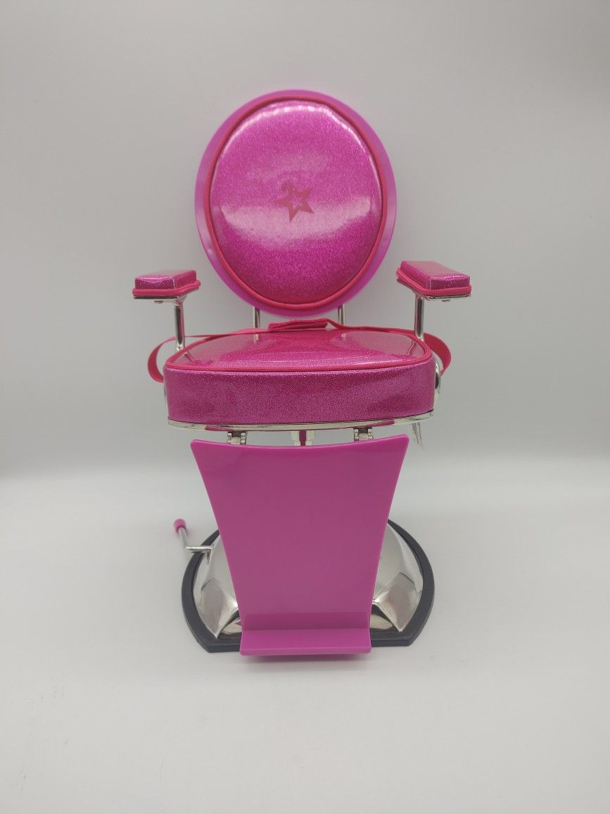 AMERICAN GIRL HAIR STYLIST CHAIR (HOT PINK)