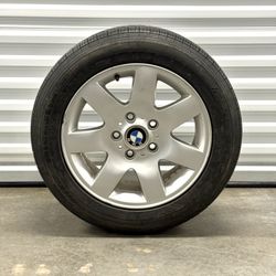 BMW 16” Alloy Wheel Rim w/ Tire – Style 7-Spoke – OEM