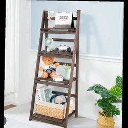 Brand New 45" Infinity Merch Wooden Multifunctional Ladder Shelf 