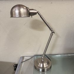 Visual Comfort Polished Nickel Adjustable Pharmacy Desk Lamp