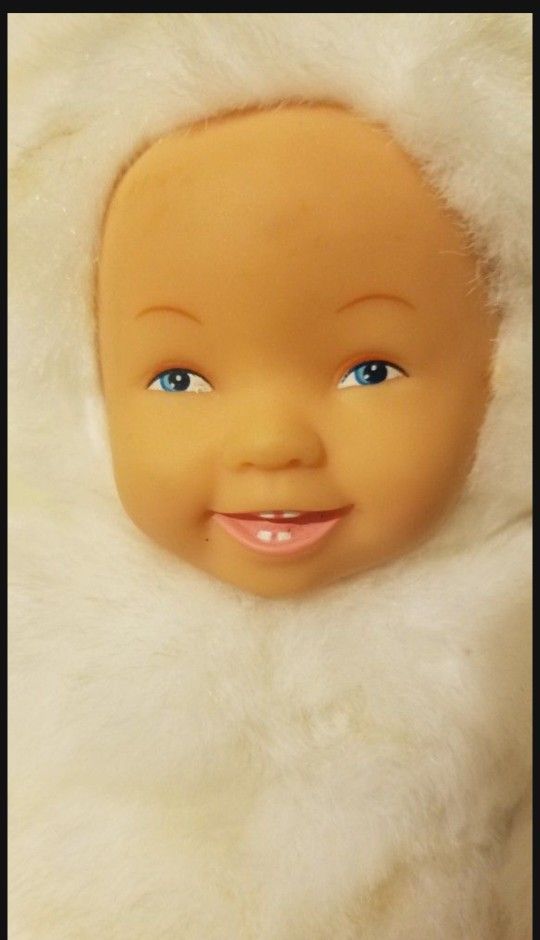 Vintage 1998 Anne Geddes Easter Bunny Doll.