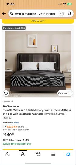 12 twin xl mattress firm