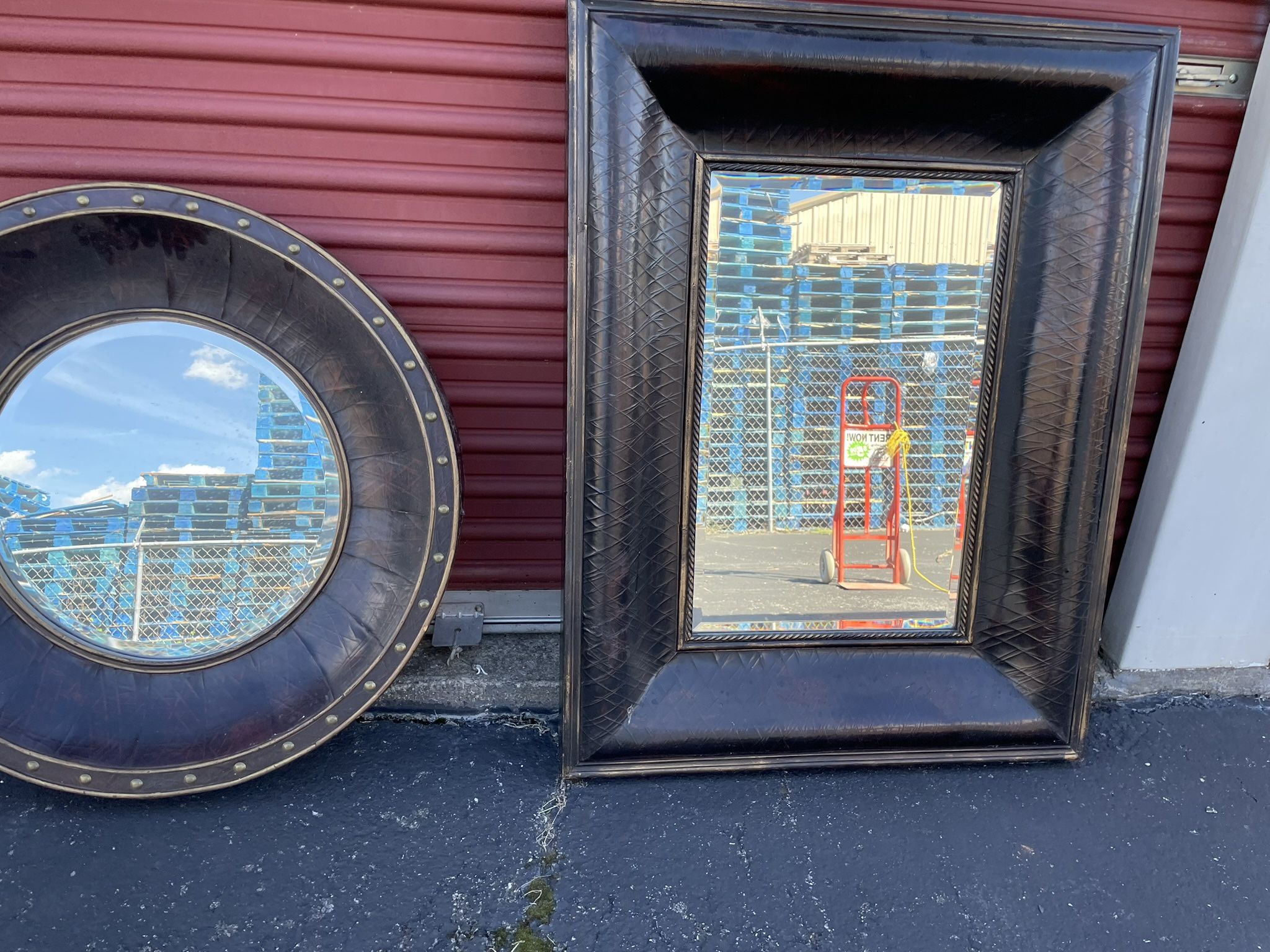 Three Hands Corp. Rectangular & Round Decorative Accent Mirrors , Large