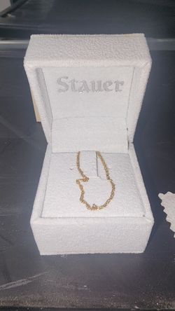 Stauer 18" Vermeil Gold Rope Chain