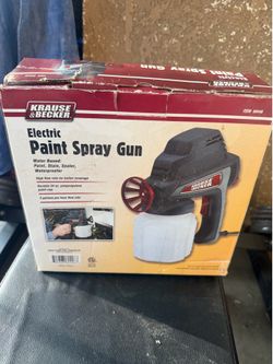 Electric paint sprayer