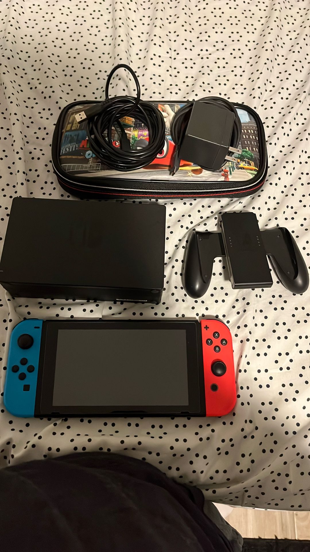 Nintendo Switch With Accessories. Info At Description.