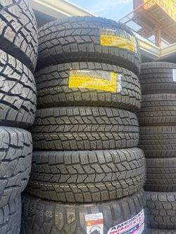Lt245/75/16 Headway at #4 new tires installation and balance 50,000 miles warranty