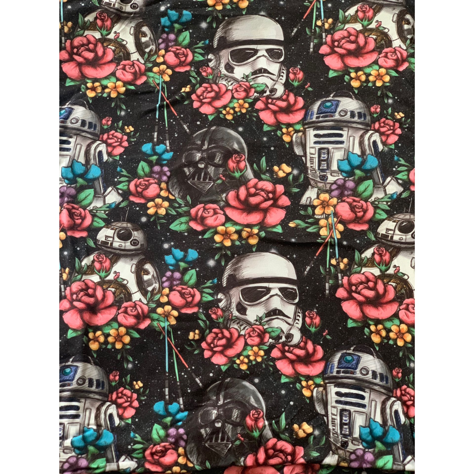 Star Wars “Floral Wars” DBP Fabric - 2 Yards.