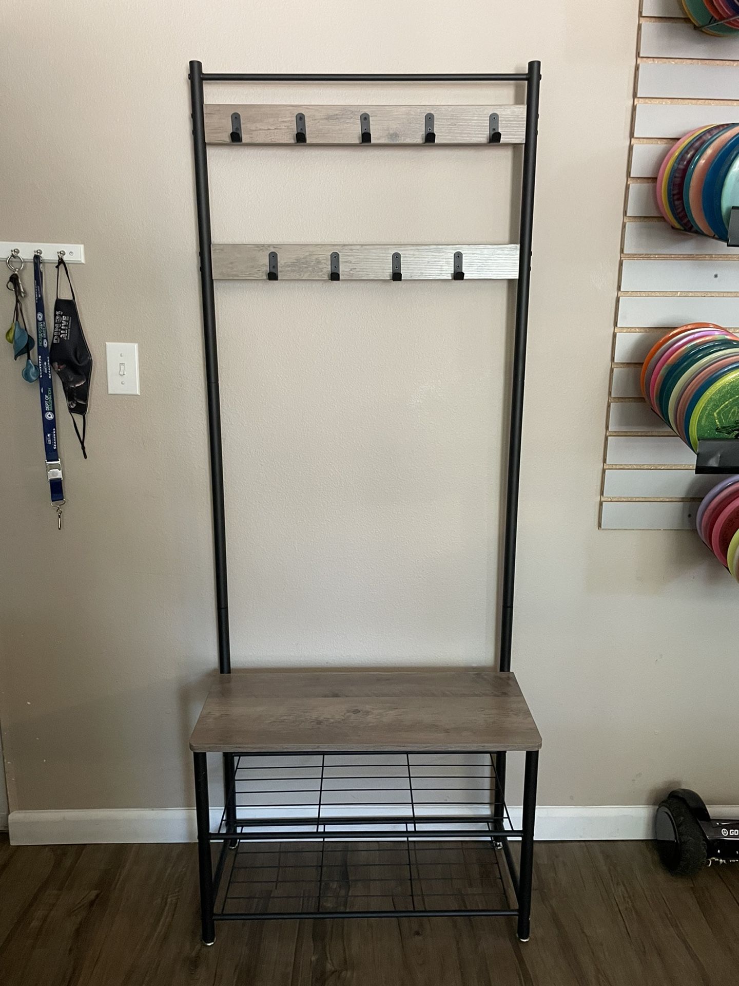 Coat Rack, Shoe Rack, Bench