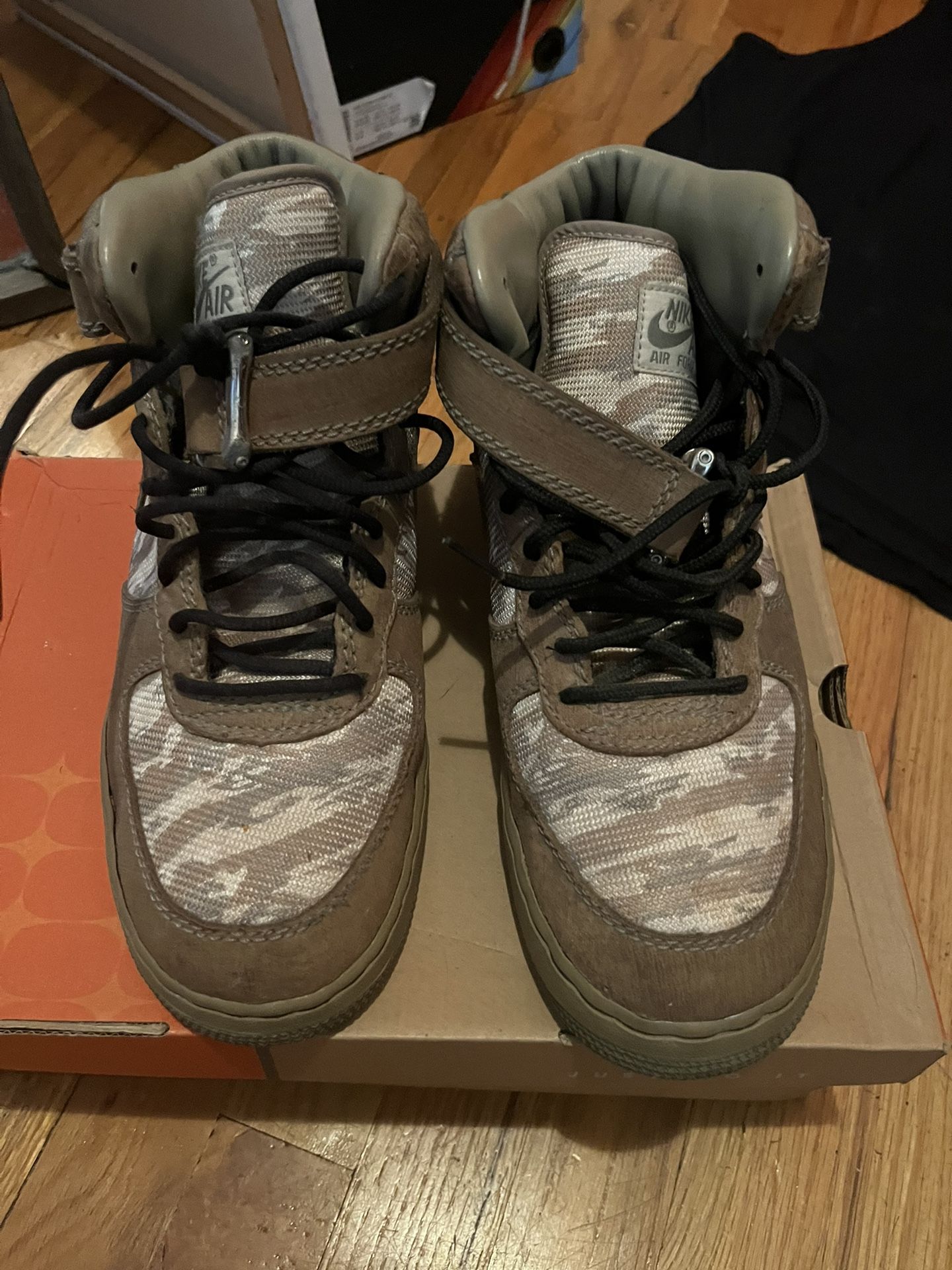 RARE!!!) 2004 Nike Air Force X Mid Sz 9.5 Stash Recon Nort Olive
