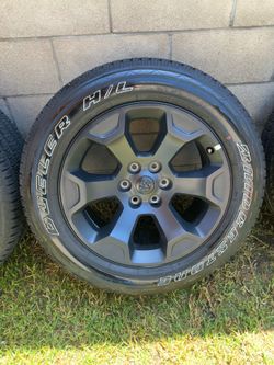 Ram rims with tires 20’